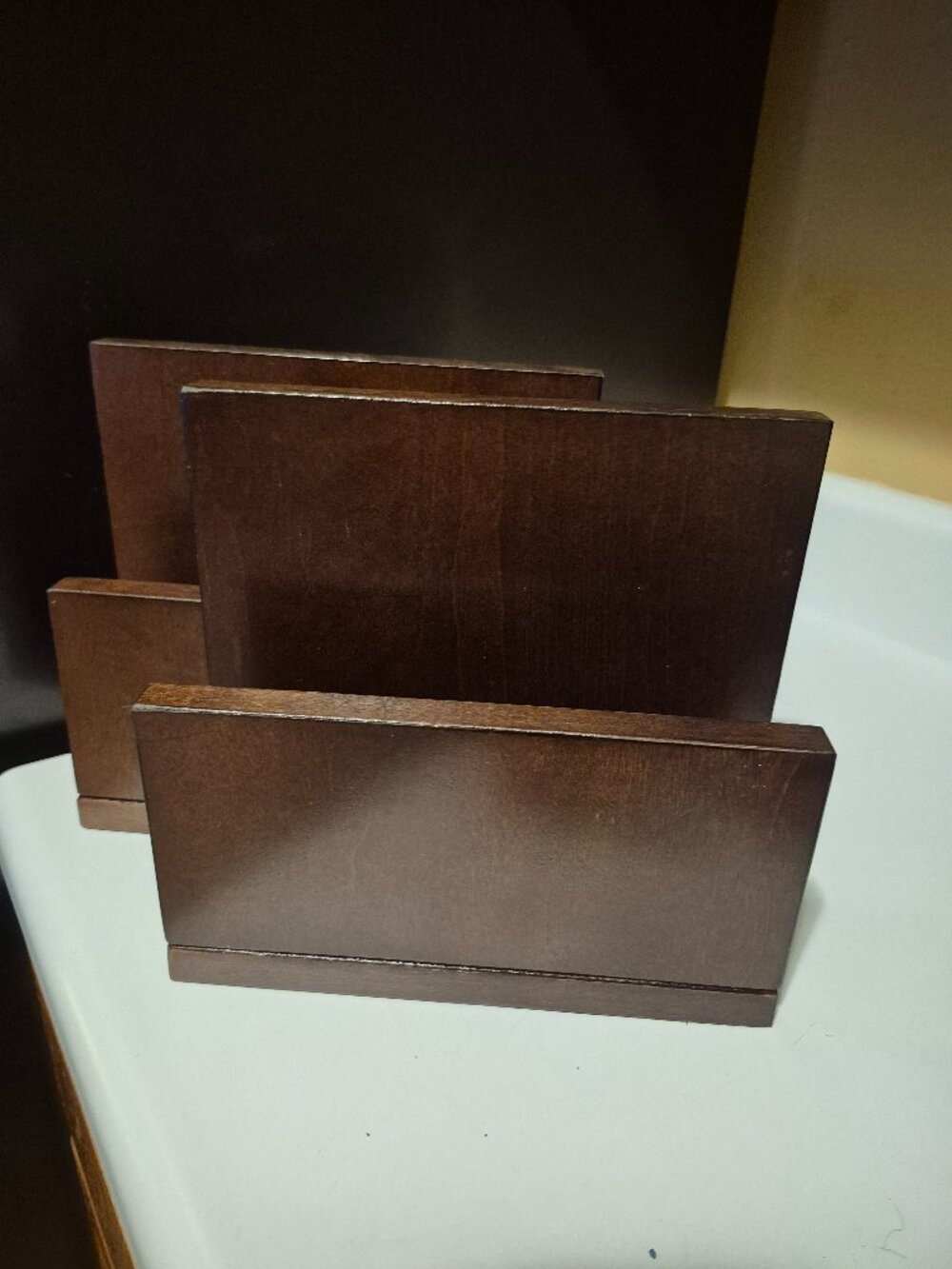 SOLID WOOD MAIL SORTER AND LETTER HOLDERS (SET OF 2)